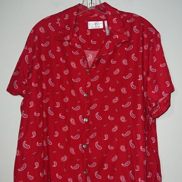 Villager sport size 2X short sleeve button-down shirt - Picture 2 of 7